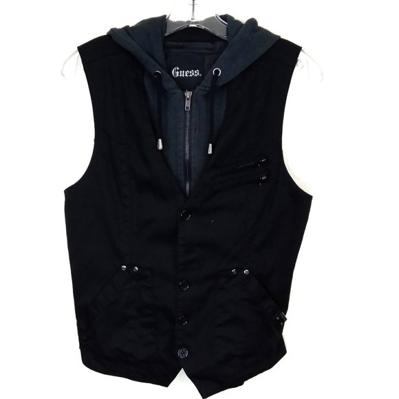 sleeveless sweater hoodie